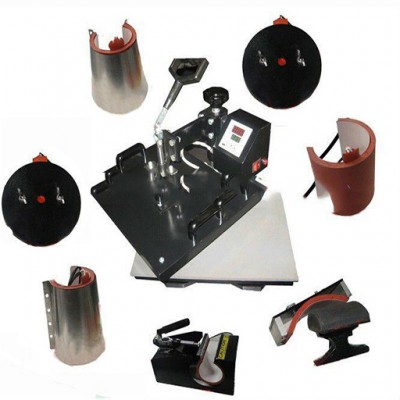 cheapest Heat transfer machine cup printing heat transfer machine 8 in 1